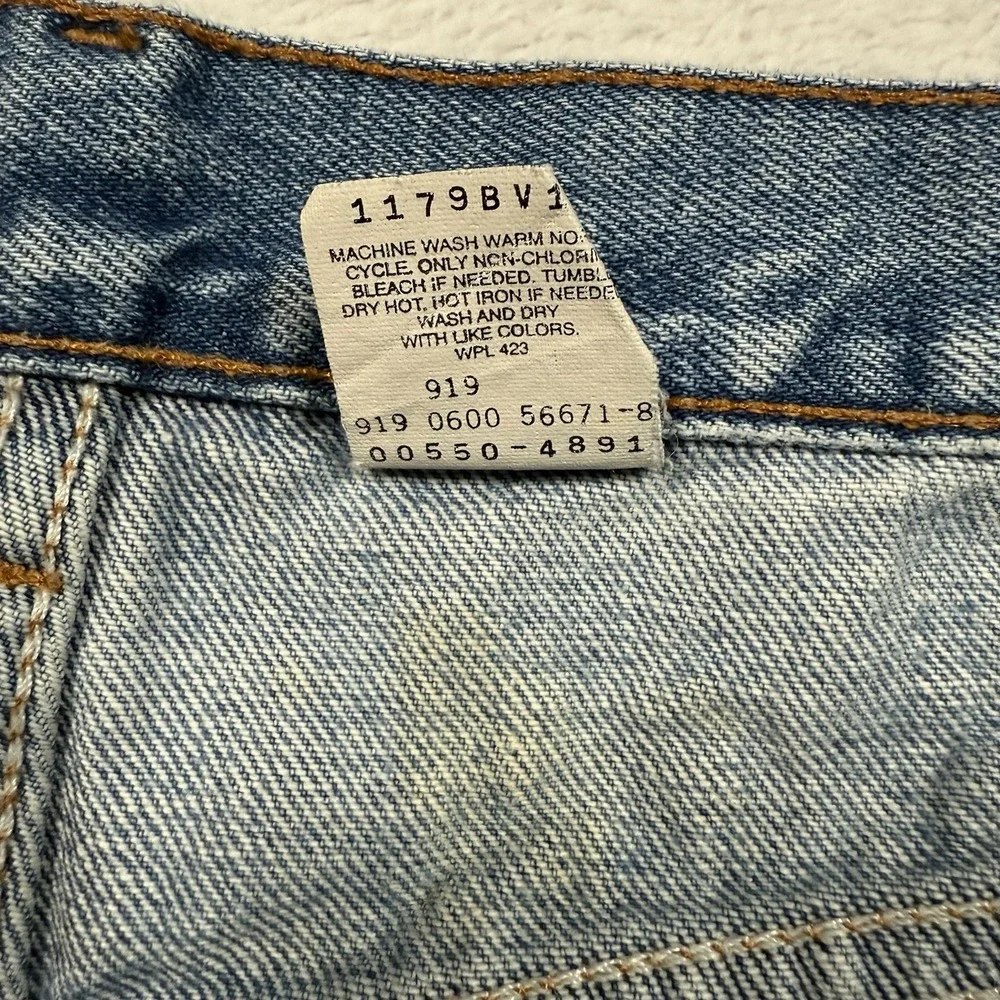 Vtg Levi's 550 Jeans Men 34x32(31) Relaxed Fit Tapered Leg‎ Blue Denim 2000 Y2K